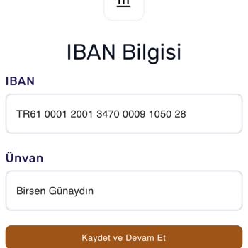 IBAN Kaydı Sorunu Ve Yetersiz Destek Hizmeti