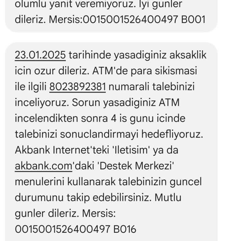 ATM'de Kaybolan Para Ve Çözülmeyen Mağduriyet