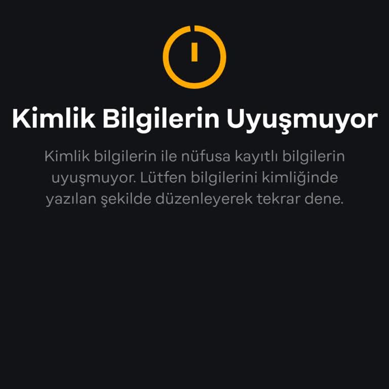 Papara Kimlik Bilgileri Uyuşmazlığı Nedeniyle Hesap Doğrulama Sorunu!