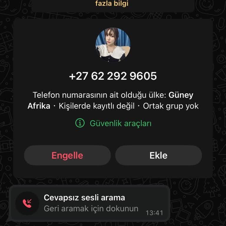 Güney Afrika'dan Gelen İzinsiz WhatsApp Araması Ve Güvenlik Endişesi