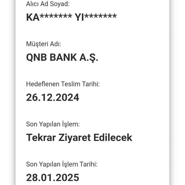 Kayıp Kargo: Evdeyken Teslim Edilmedi