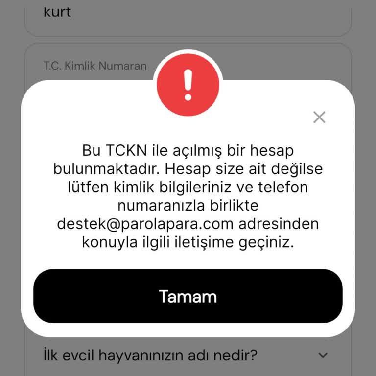 Hesap Açma Sorunu Ve Bilgi Güvenliği Endişesi