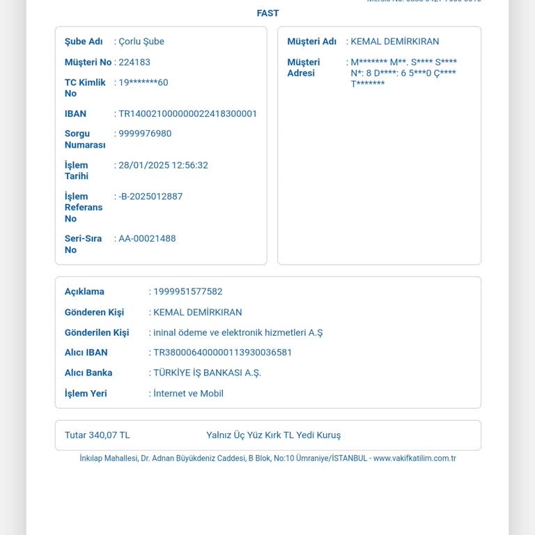 Kişisel Bilgilerin İzinsiz Kullanımı Ve Ödeme Sorunu