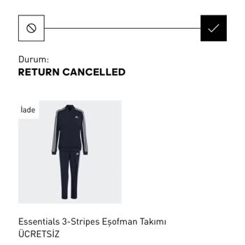 Adidas'tan İade Edilmeyen Ücret Ve Müşteri Memnuniyetsizliği