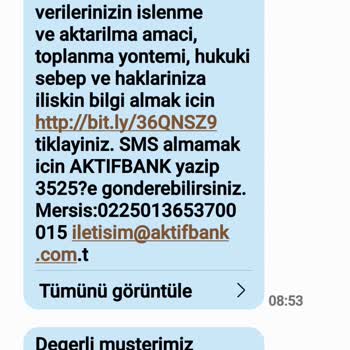 Yanlış Kredi Başvurusu Bildirimi Sorunu