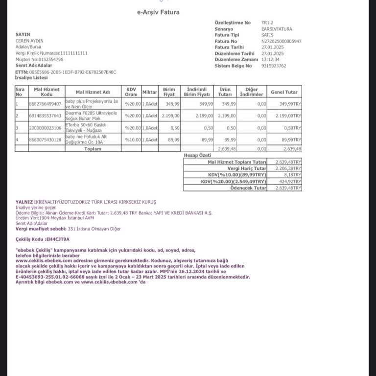 Ebebek'ten Aldığım Hava Nemlendirici Hayal Kırıklığı Yarattı