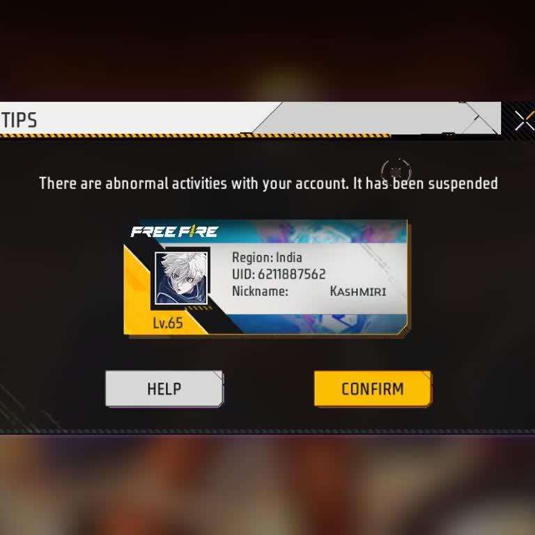Garena Free Fire Suspended My ID Without Any Reason