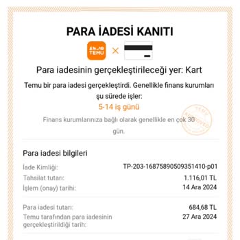 Yapı Kredi'den Geciken İade Ödemesi
