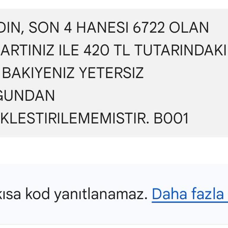 Habersiz Para Çekim Girişimi Şikayeti