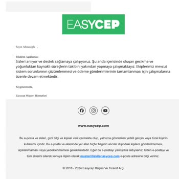 Ödeme Sürecindeki Belirsizlik Ve İletişim Sorunları