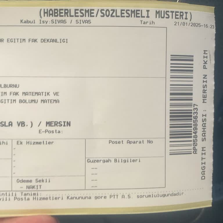 PTT Kargo Teslimatında Gecikme Ve Hayal Kırıklığı