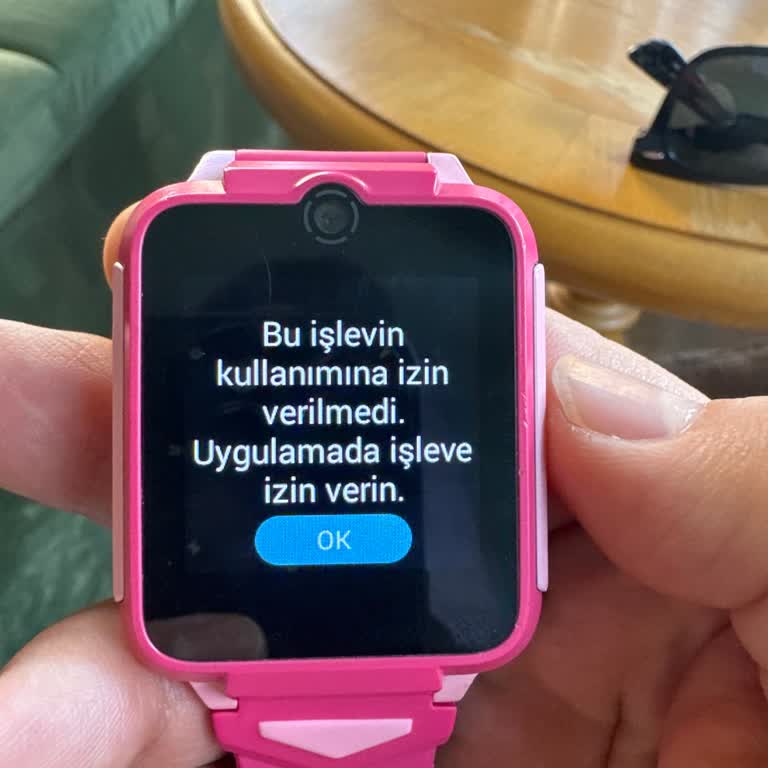 TCL Akıllı Saatte Kamera Sorunu Ve Uygulama Hatası