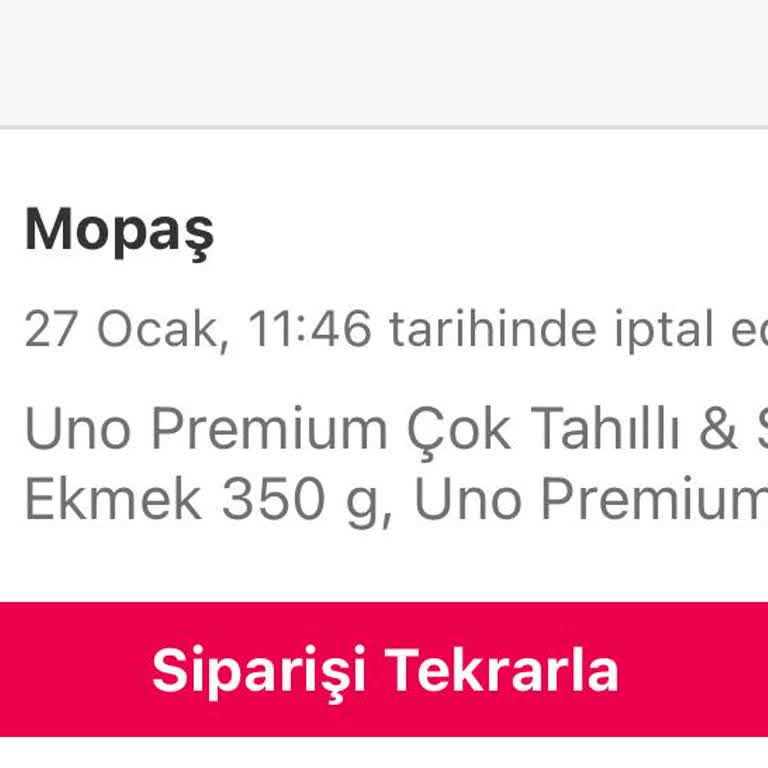 Yemek Sepeti Siparişim Teslim Edilmedi Ve İptal Edildi