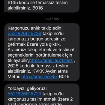 Aras Kargo'nun Teslimat Sorunu Ve Yanıltıcı Bildirimler