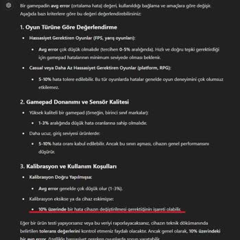 Gamepad Yön Hatası ve Müşteri Deneyimi