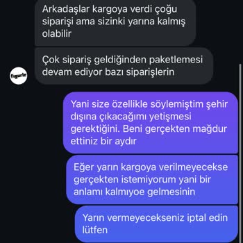 Sipariş Gecikmesi Ve İletişim Sorunları