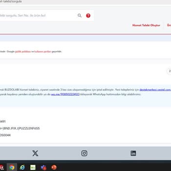 Vestel Buzdolabı Kompresör Sorunu Ve Müşteri Hizmetleri Hayal Kırıklığı