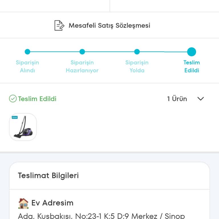 Süpürgenin Hortum Ucu Kırıldı Ve 6 Ayda Parça Gelmedi