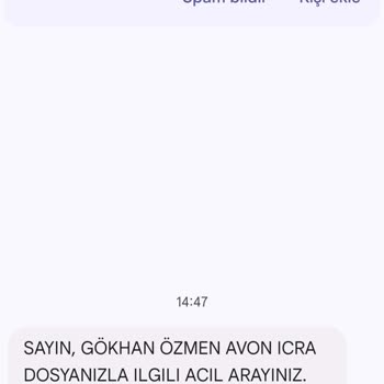 Haksız İcra Dosyası Şoku: Avon İle Alakam Yok!