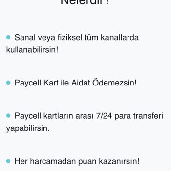 Paycell Kart Aidatı Kesintisi Ve İade Talebi