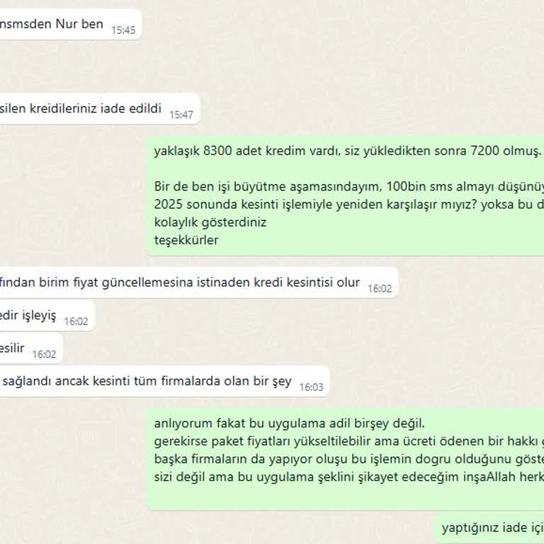 Toplu SMS Paketlerinde Haksız Kesinti