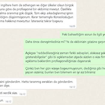 Vize Danışmanlık Firmasının Profesyonellik Eksikliği