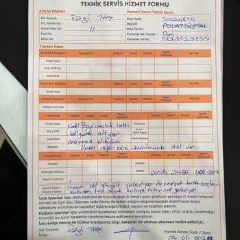 D Smart Nakil İşlemi Ve Fatura Sorunu: 3 Ay Boyunca Çözülemeyen İnternet Bağlantısı