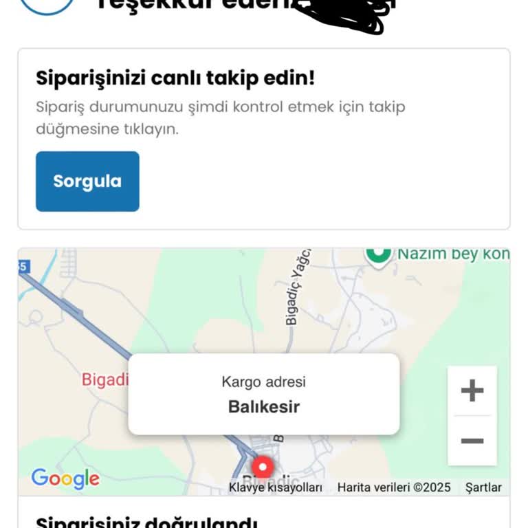 Sipariş Sonrası İletişim Sorunu Ve Kargo Bilgisi Eksikliği