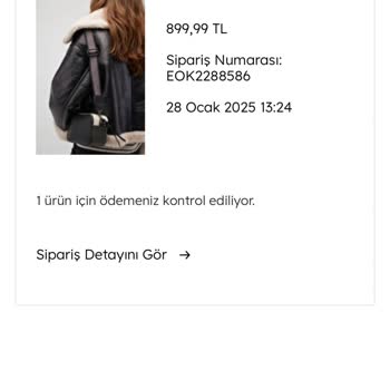 Ödeme Kontrolü Sorunu Ve Teslimat Endişesi