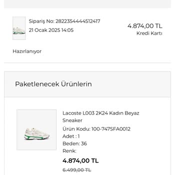 SuperStep Sipariş Belirsizliği Ve İletişim Sorunu