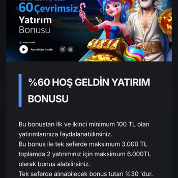 Primebahis Bonus Kuralları Ve Çekim Sorunu