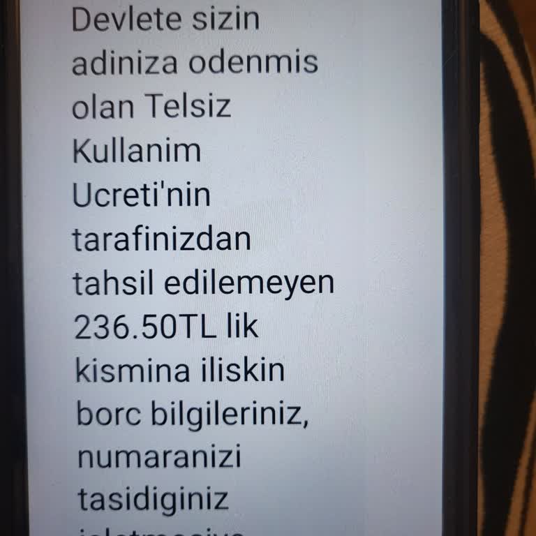 Beklenmedik Telsiz Ücreti Şoku