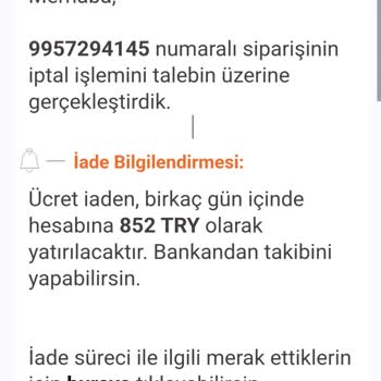 Trendyol'da İade Sorunu Ve Müşteri Hizmetleri Deneyimi
