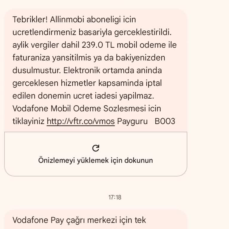 İzinsiz Üyelik Ve Fatura Yansıtma Sorunu