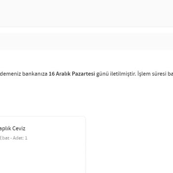 İptal Edilen Siparişlerle Hayal Kırıklığı