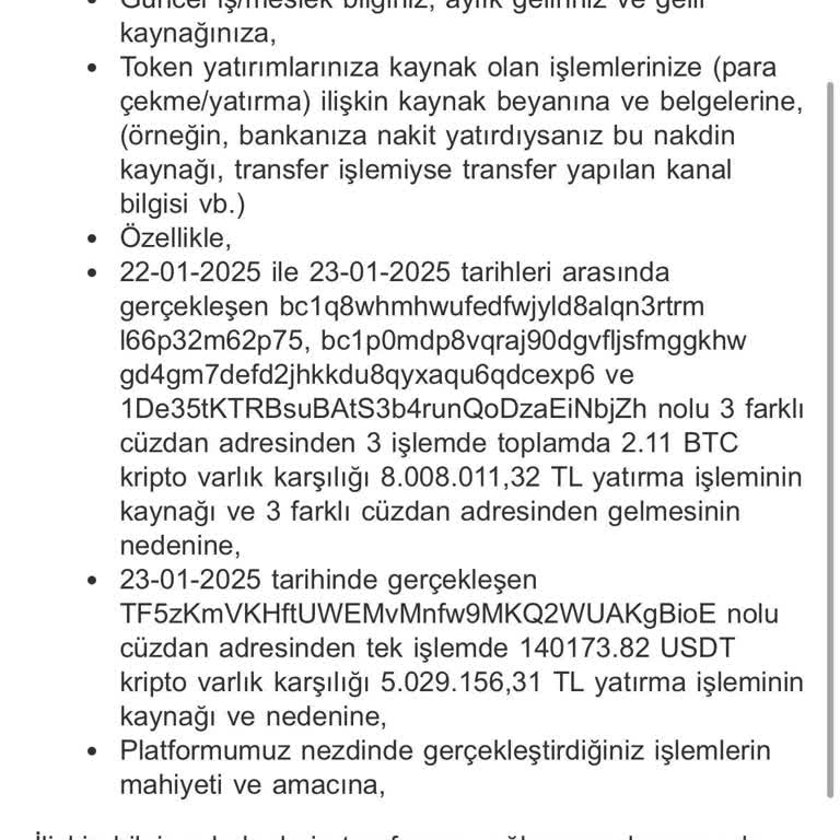 Bitexen'de Para Çekme Sorunu