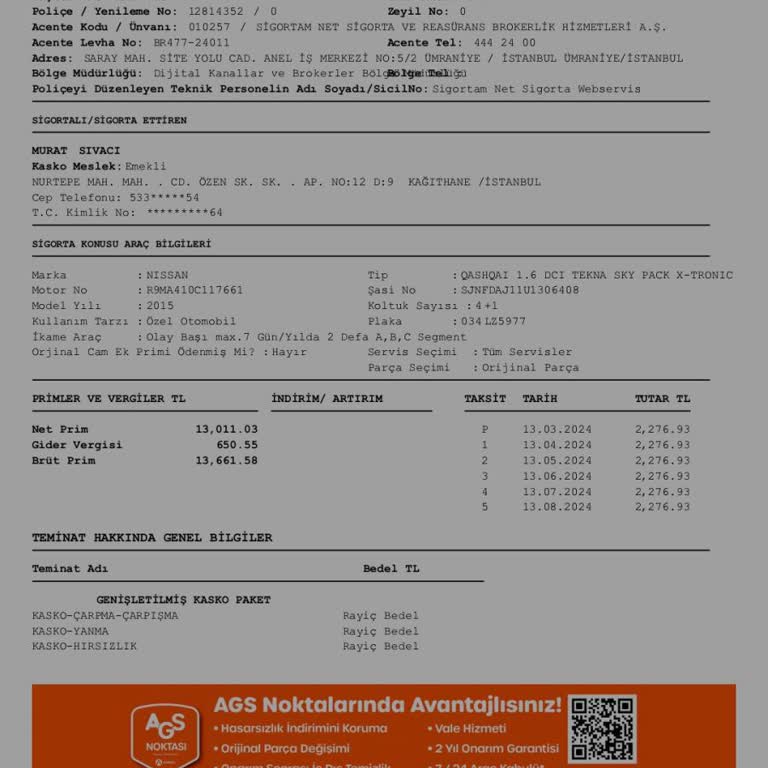 Sigorta Poliçesi Mağduriyeti Ve Yanıltıcı Hizmet