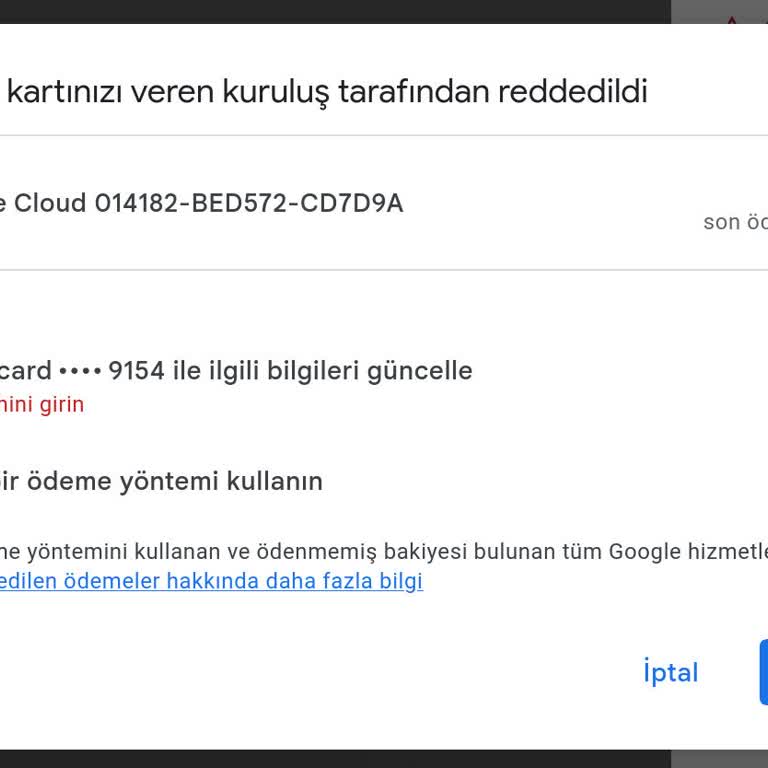 Google Cloud Ücretlendirme Sorunu