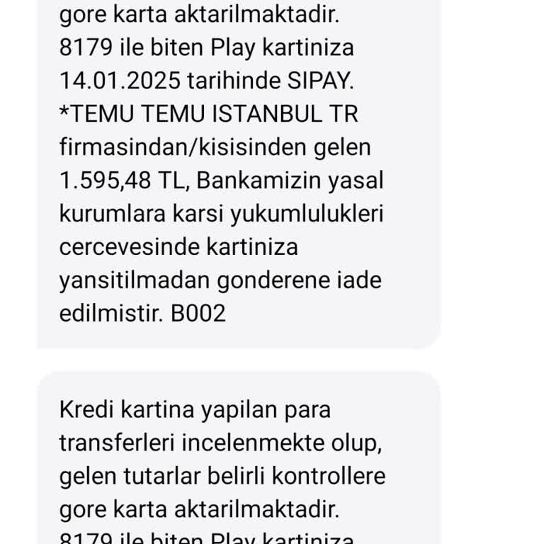 Temu Para İademi Yapmadı İlgisizlikle Karşılaştım