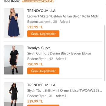 Trendyol İade Sürecinde Karışıklık Ve Eksik Ürün Sorunu