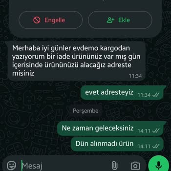 Eksik Ve Uyumsuz Banyo Dolabı Teslimatı, İade Sürecinde Kısır Döngü