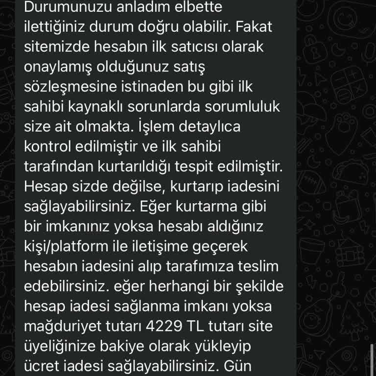 Hesap Satışında Mağduriyet: İade Talebi Ve Sorunlar