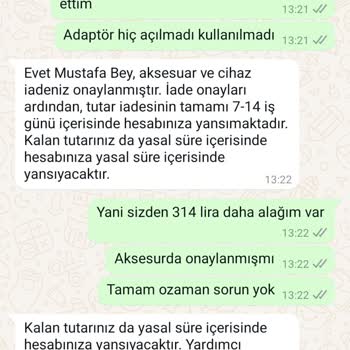 İade Sürecindeki Tutarsızlık Ve İletişim Sorunları