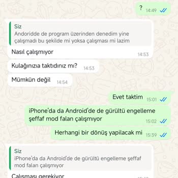 Gürültü Engelleme Sorunu Ve Yetersiz Destek