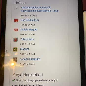 Tarihi Belirsiz Kedi Maması Hayal Kırıklığı