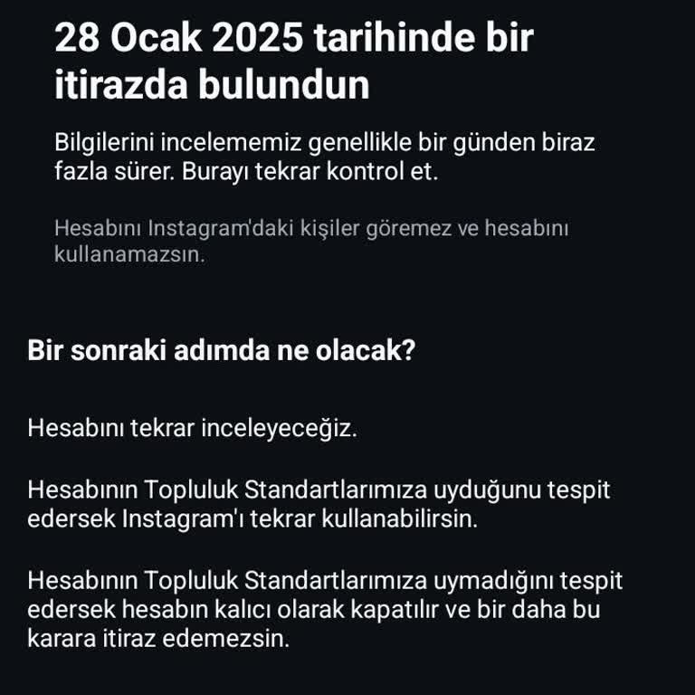 Instagram Hesabım Askıya Alındı: Yardım Bekliyorum!
