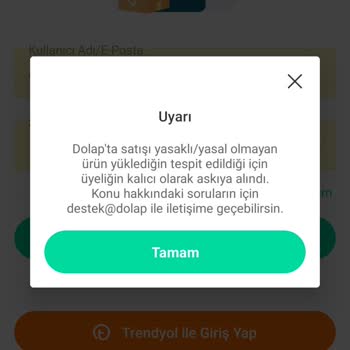 Dolap Uygulamasında Hesap Kapatma Ve İletişim Sorunları