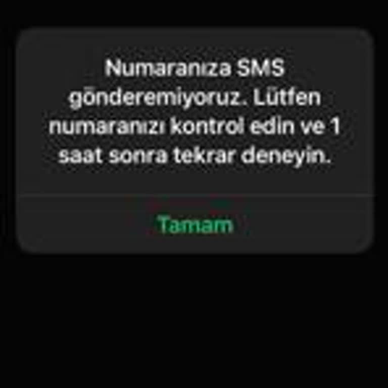 WhatsApp SMS Hatası Ve Yardım Talebi