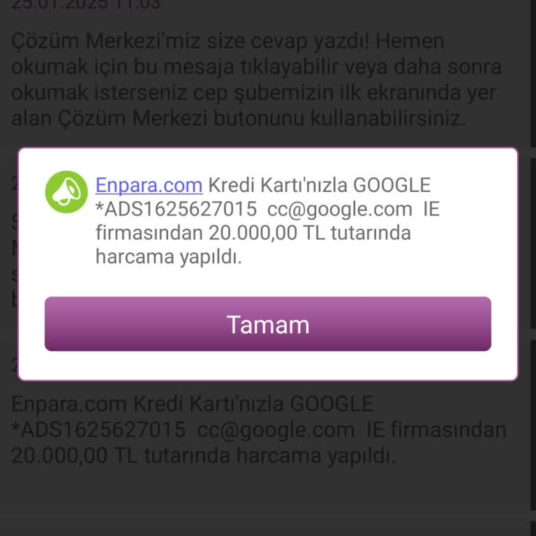Google Ads'ten İzinsiz Kart Çekimi Şoku