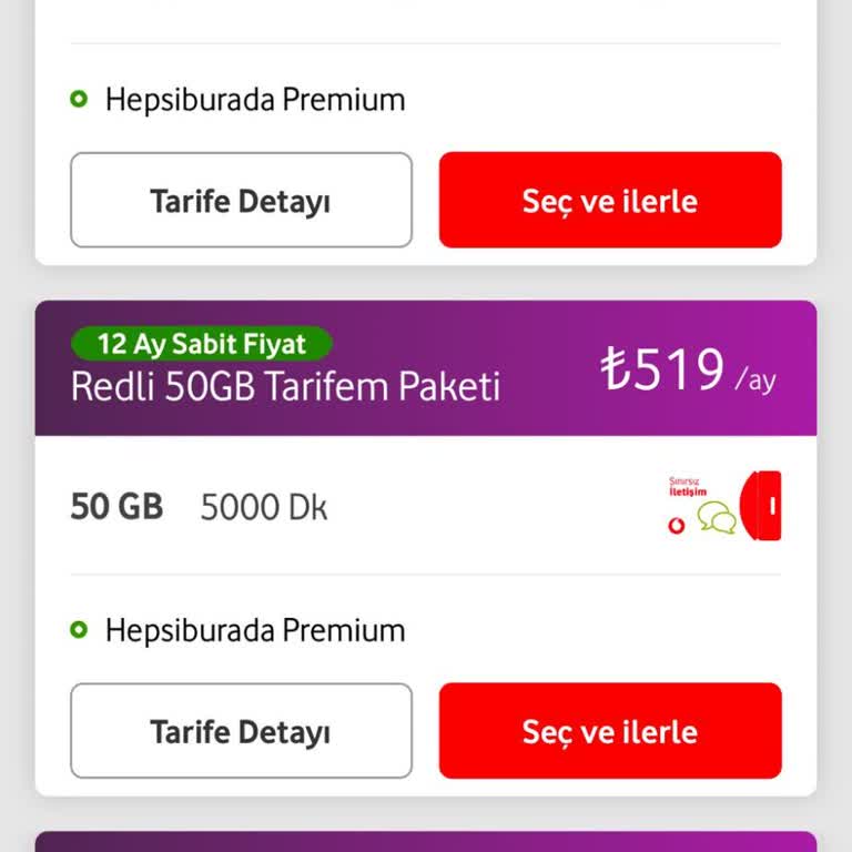 Vodafone Red Max Tarifesi Geçiş Sorunu